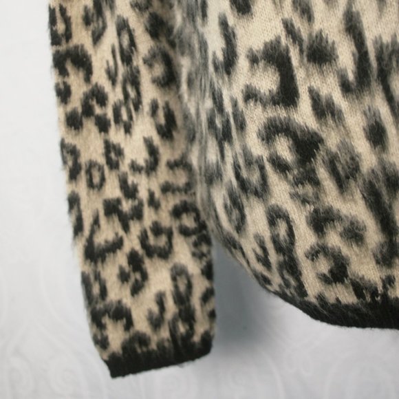 PRESS Fuzzy Leopard Spot Sweater - Picture 3 of 5